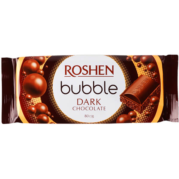 ROSHEN BUBBLE ΣΟΚΟΛΑΤΑ 80gr. - (ΥΓΕΙΑΣ)