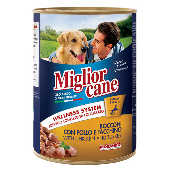 MIGLIOR ΣΚΥΛΟΤΡΟΦΗ ΚΟΝΣΕΡΒΑ 405gr - (ΚΟΤΟΠΟΥΛΟ-ΓΑΛΟΠΟΥΛΑ)