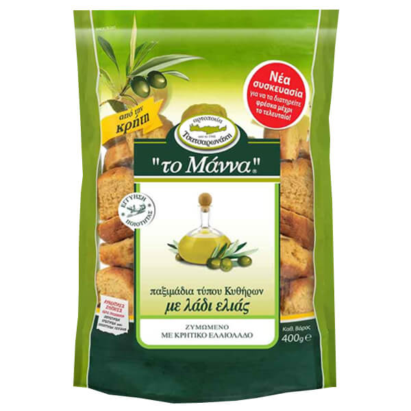 ΤΟ ΜΑΝΝΑ ΠΑΞΙΜΑΔΙΑ ΛΑΔΙΟΥ 400gr.