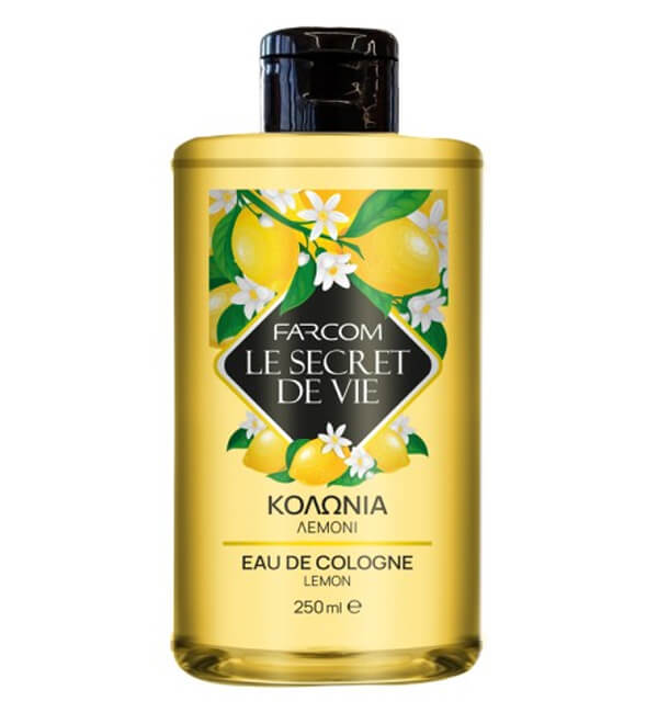 FARCOM ΚΟΛΩΝΙΑ LE SECRET DE VIE 80o 250ml - (ΛΕΜΟΝΙ)
