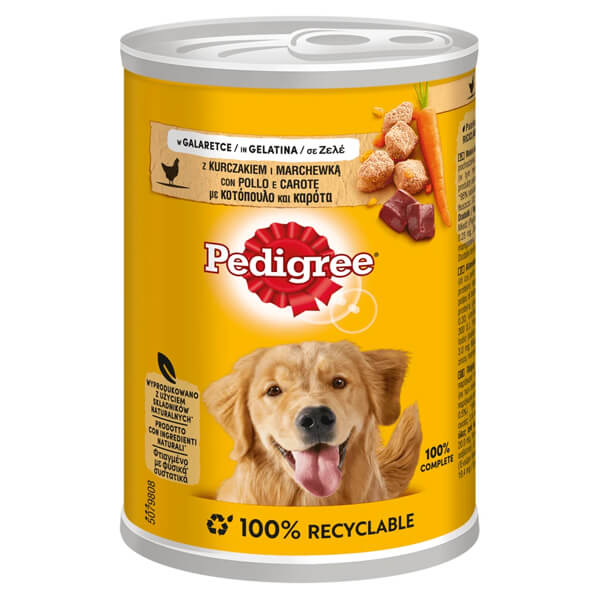 PEDIGREE ΣΚΥΛΟΤΡΟΦΗ ΚΟΝΣΕΡΒΑ 400gr. - (ΚΟΤΟΠΟΥΛΟ & ΚΑΡΟΤΟ)