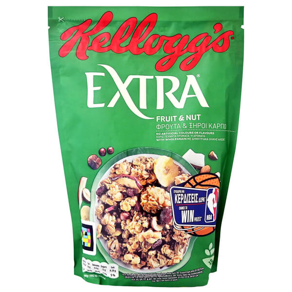 KELLOGG'S 400gr. - (EXTRA FRUIT & NUTS)