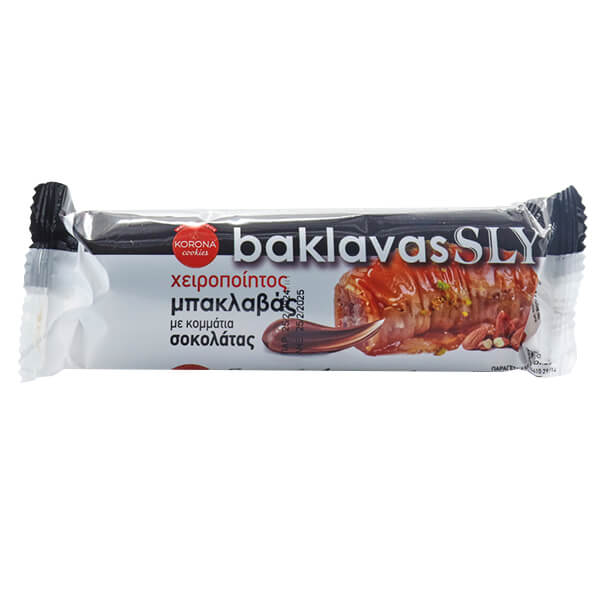 KORONA ΣΙΡΟΠΙΑΣΤΑ 100gr. - (ΜΠΑΚΛΑΒΑΣ ME ΚΟΜΜΑΤΙΑ ΣΟΚΟΛΑΤΑΣ)