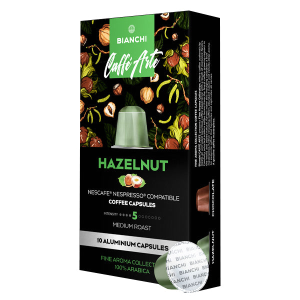 BIANCHI NESPRESSO CAPS (10τεμ.x5,5gr.) - (HAZELNUT)
