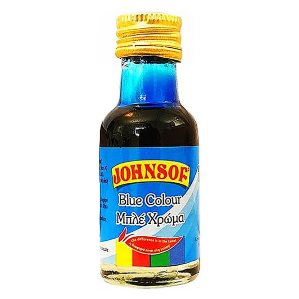JOHNSOF ΧΡΩΜΑ ΖΑΧΑΡΟΠΛΑΣΤΙΚΗΣ 28ml. - (ΜΠΛΕ)