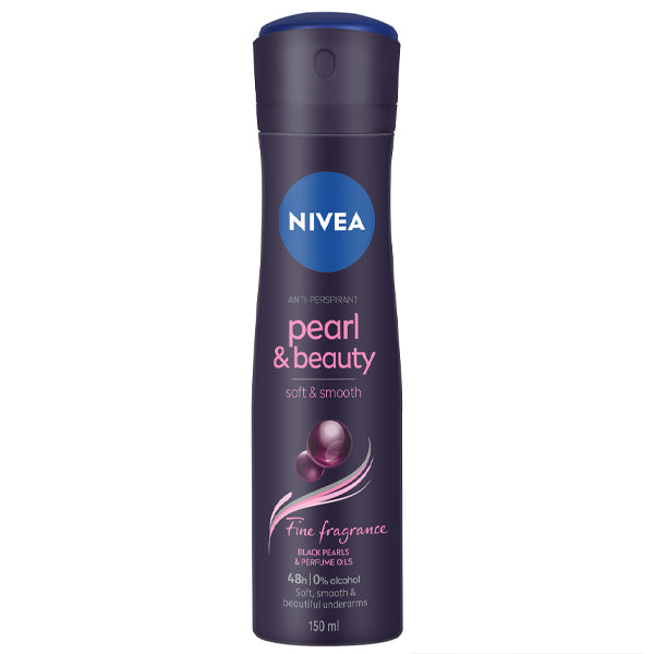 NIVEA BODY SPRAY WOMEN 150ml - (PEARL & BEAUTY)