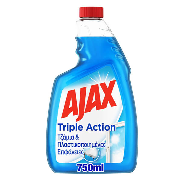 AJAX ΤΖΑΜΙΩΝ ΑΝΤΑΛΛΑΚΤΙΚΟ 750ml - (TRIPLE ACTION)
