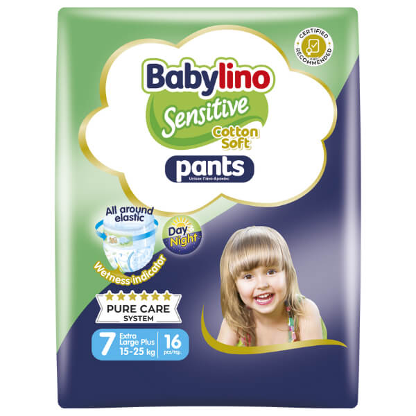 BABYLINO PANTS SENSITIVE No7 (16τεμ.) (15-25kg)