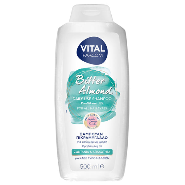 FARCOM VITAL SHAMPOO ΠΙΚΡΑΜΥΓΔΑΛΟ 500ml