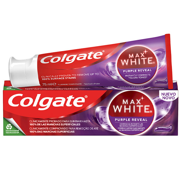 COLGATE MAX WHITE 75ml - (PURPLE REVEAL) (ΟΔΟΝΤΟΚΡΕΜΑ)