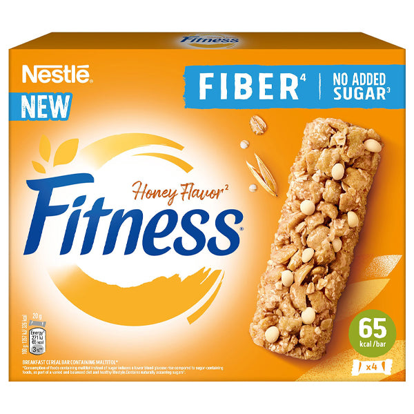 NESTLE FIBER BARS FITNESS Χ. ΖΑΧΑΡΗ 20gr. - (ΜΕΛΙ) (4τεμ)