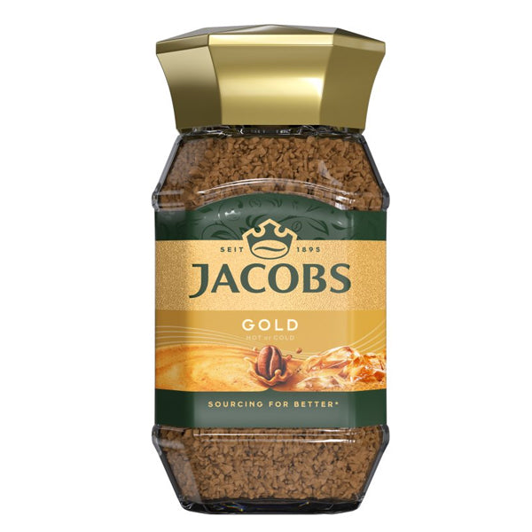 JACOBS ΣΤΙΓΜΙΑΙΟΣ ΚΑΦΕΣ 200gr. - (GOLD) (ΓΥΑΛΙΝΟ)