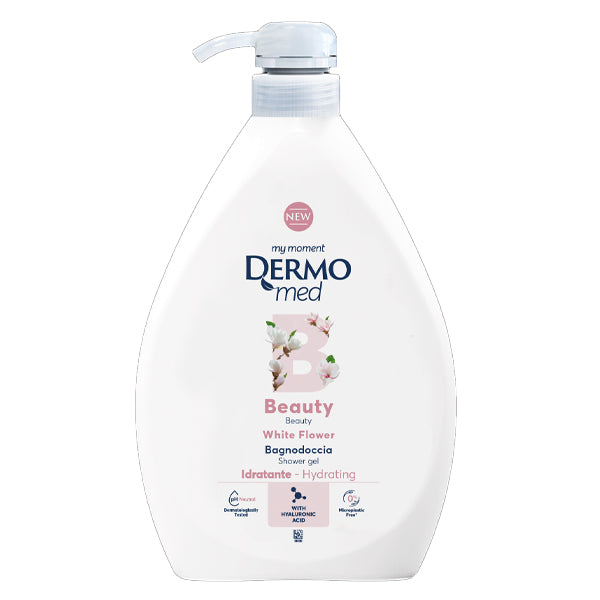 DERMOMED ΑΦΡΟΛΟΥΤΡΟ 1000ml ΜΕ ΑΝΤΛΙΑ - (BEAUTY) (WHITE FLOWER)