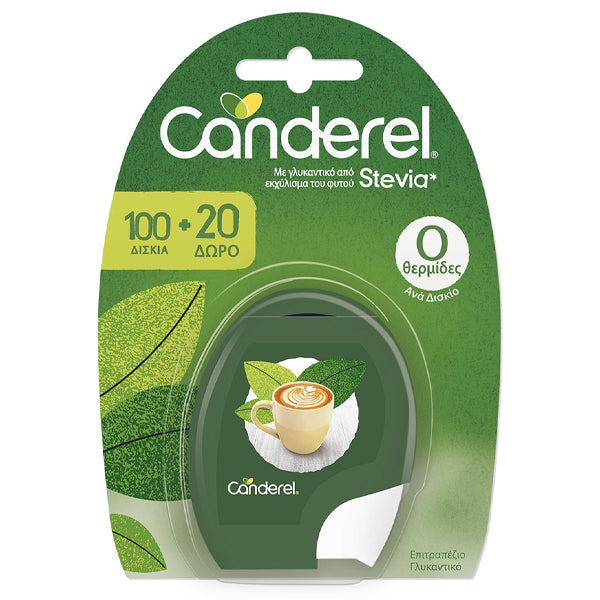 CANDEREL STEVIA TABLETS (120τεμ.)