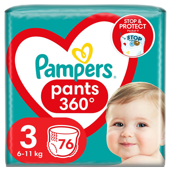PAMPERS PANTS Νο3 (76τεμ.) (6-11kg)