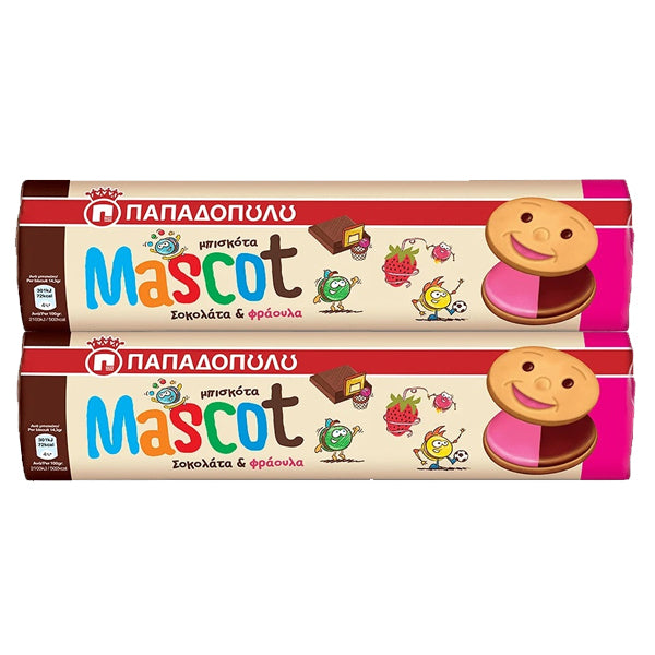 ΠΑΠΑΔΟΠΟΥΛΟΥ MASCOT (2x200gr.) - (ΣΟΚΟΛΑΤΑ-ΦΡΑΟΥΛΑ)