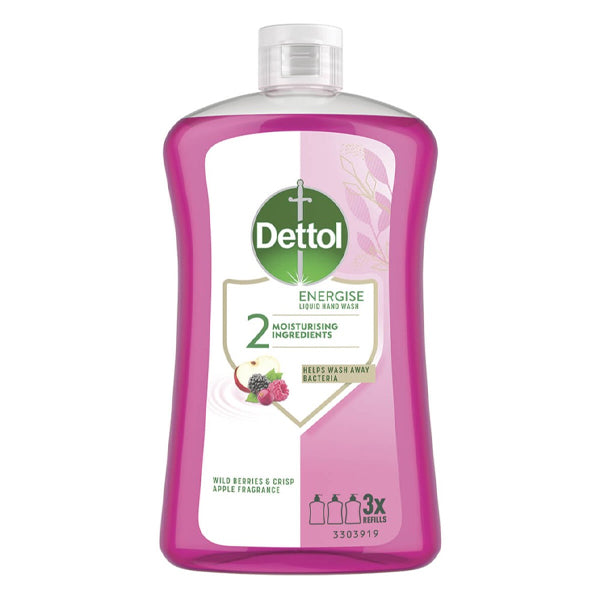 DETTOL ΑΝΤΑΛΛΑΚΤΙΚΟ ΚΡΕΜΟΣΑΠΟΥΝΟ 750ml - (WILDBERRY)