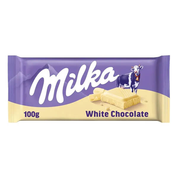 MILKA ΣΟΚΟΛΑΤΑ 90gr - (WHITE CHOCOLATE)