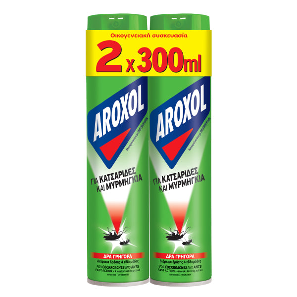 AROXOL ΚΑΤΣΑΡIΔΟΚΤΟNO (2x300ml)