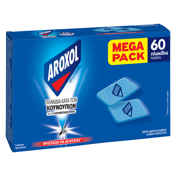 AROXOL ΜΑΤ ΤΑΜΠΛΕΤΕΣ 60τεμ.