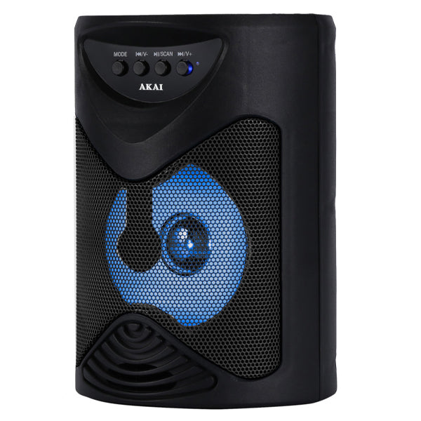 AKAI ΦΟΡΗΤΟ ΗΧΕΙΟ ΜΕ BT USB SD ΚΑΡΤΑ TWS LED 5w