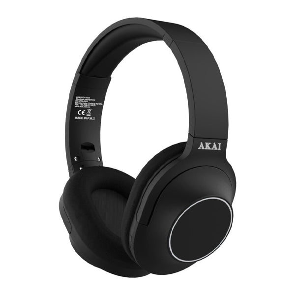 AKAI ΑΣΥΡΜΑΤΑ ΑΚΟΥΣΤΙΚΑ ΚΕΦΑΛΗΣ (8 ΩΡΕΣ) - (ΜΑΥΡΑ)