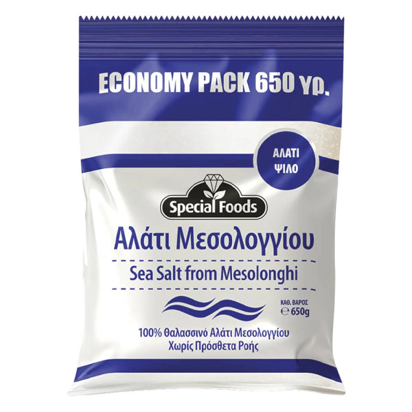 SPECIAL FOODS ΑΛΑΤΙ ΜΕΣΟΛΟΓΓΙΟΥ 650gr. - (ΨΙΛΟ)