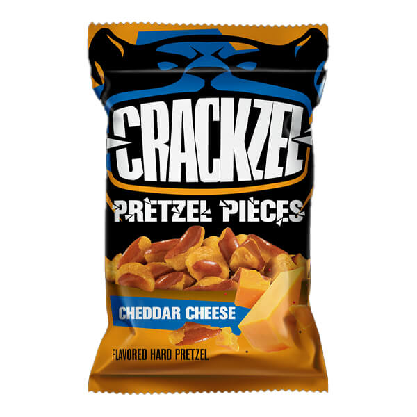 CRACKZEL MINI PRETZEL 80gr. - (CHEDAR CHEESE)