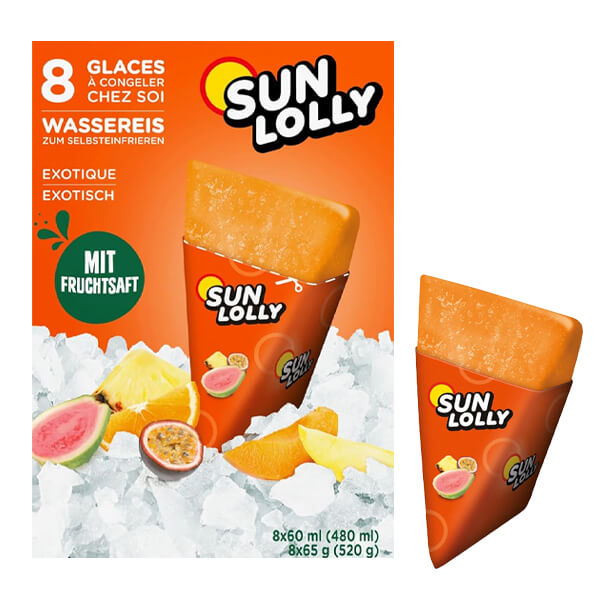 SUN LOLLY ΓΡΑΝΙΤΑ (60ml x 8τεμ.) - (EXOTIC)