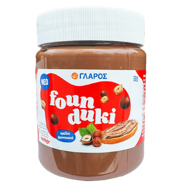 ΓΛΑΡΟΣ FOUNDUKI ΠΡΑΛΙΝΑ 400gr.
