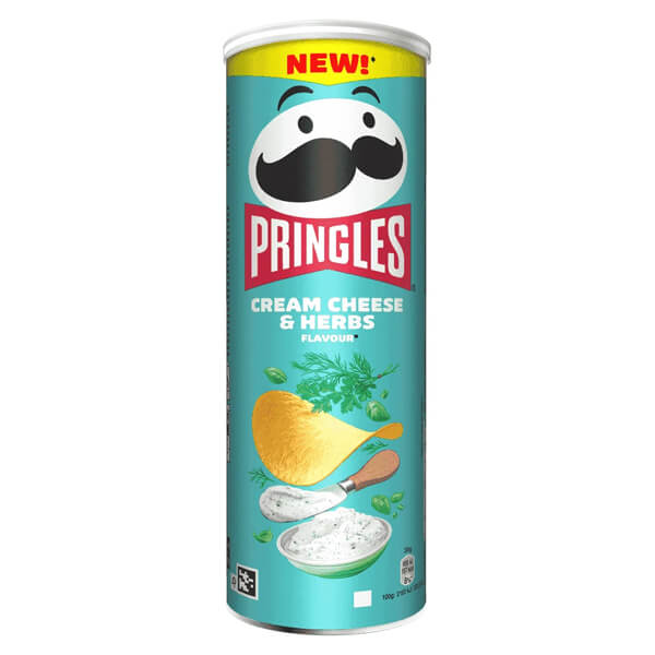 PRINGLES ΤΣΙΠΣ 165gr - (CREAM CHEESE & HERBS)