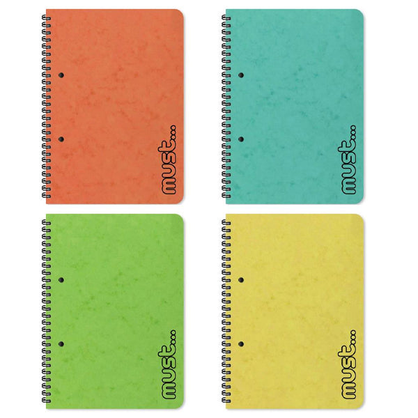 ΤΕΤΡΑΔΙΟ ΣΠΙΡΑΛ A4 4Θ 120Φ CRAFT MUST