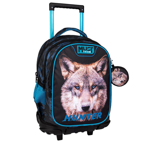 ΣΧΟΛΙΚΗ ΤΣΑΝΤΑ ΤΡΟΛΕΪ ΔΗΜΟΤΙΚΟΥ MUST TEAM WOLF HUNTER 3 ΘΗΚΕΣ