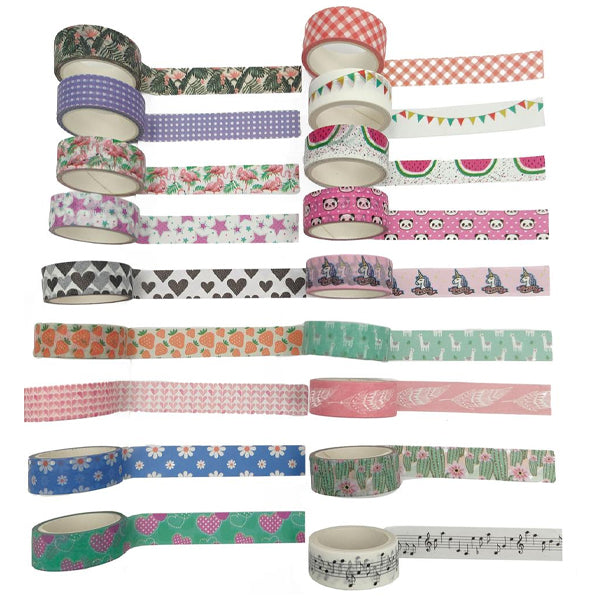 ΑΥΤΟΚΟΛΛΗΤΗ ΧΑΡΤOΤΑΙΝΙΑ ΧΕΙΡΟΤΕΧΝΙΑΣ THE LITTLIES 19 ΣΧΕΔΙΑ 15ΜΜ. X 5Μ.