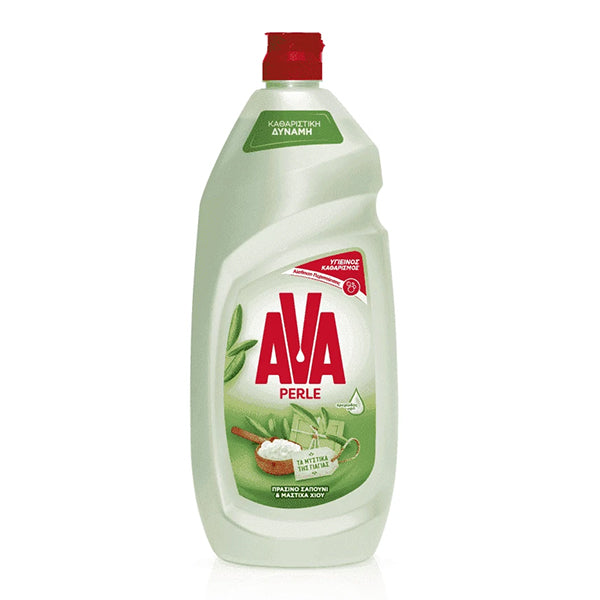 AVA PERLE ΠΙΑΤΩΝ 900ml - (ΠΡΑΣΙΝΟ ΣΑΠΟΥΝΙ & ΜΑΣΤΙΧΑ) - ΕΛΛΗΝΙΚΟ