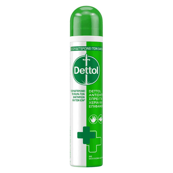DETTOL SPRAY 90ml - (2 ΙΝ 1)