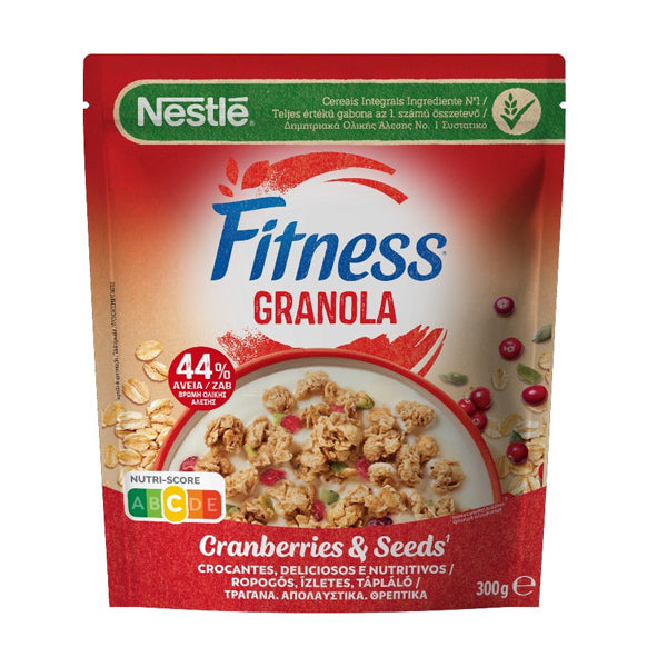 FITNESS GRANOLA CRAN CerBag 300g x14 N5TF GR