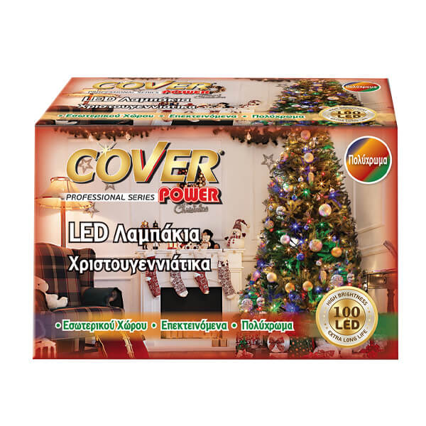 ΧΡΙΣΤΟΥΓΕΝΝΙΑΤΙΚΟ 100L LED ΠΟΛΥΧΡΩΜΑ