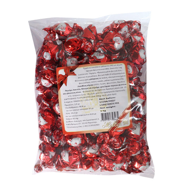 ΧΡΙΣΤΟΥΓΕΝΝΙΑΤΙΚΑ ΣΟΚΟΛΑΤΑΚΙΑ ΚΟΚΚΙΝΑ 1kg