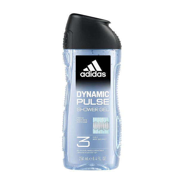 ADIDAS SHOWER GEL 250ml - (DYNAMIC PULSE FRESH & WOODY)