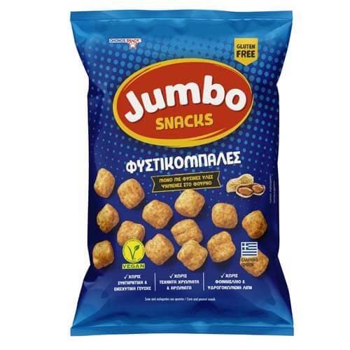 JUMBO SNACKS (ΦΥΣΤΙΚΟΜΠΑΛΕΣ) 45gr. - (χωρίς γλουτένη) (81235)