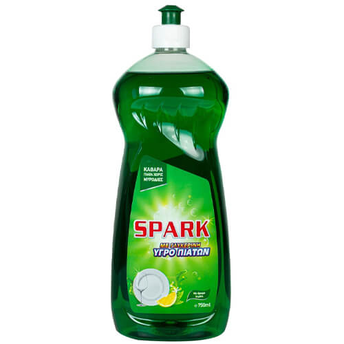 SPARK ΥΓΡΟ ΠΙΑΤΩΝ 750ml - (ΠΡΑΣΙΝΟ/ΛΕΜΟΝΙ)