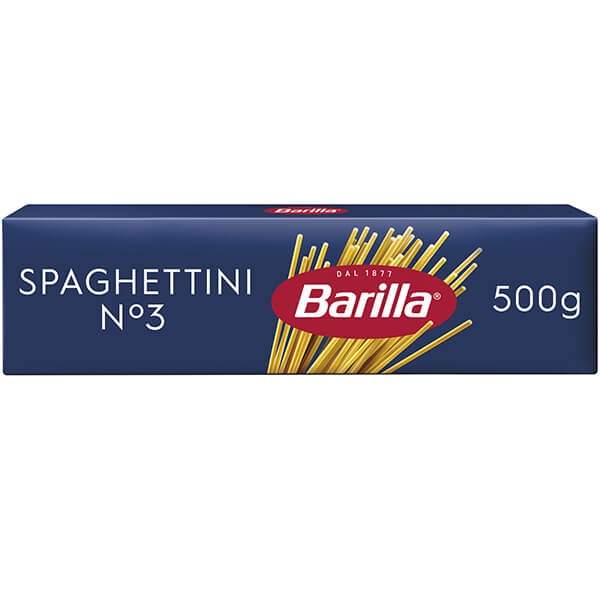 BARILLA 500gr - No 3 (SPAGHETTINI)