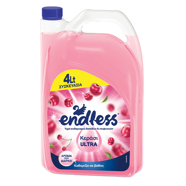 ENDLESS ΚΑΘΑΡΙΣΤΙΚΟ ΔΑΠΕΔΩΝ 4lit - (ΚΕΡΑΣΙ)