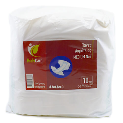 BODYCARE ΠΑΝΑ ΑΚΡΑΤΕΙΑΣ Νο 3 - (MEDIUM) (10τεμ.)