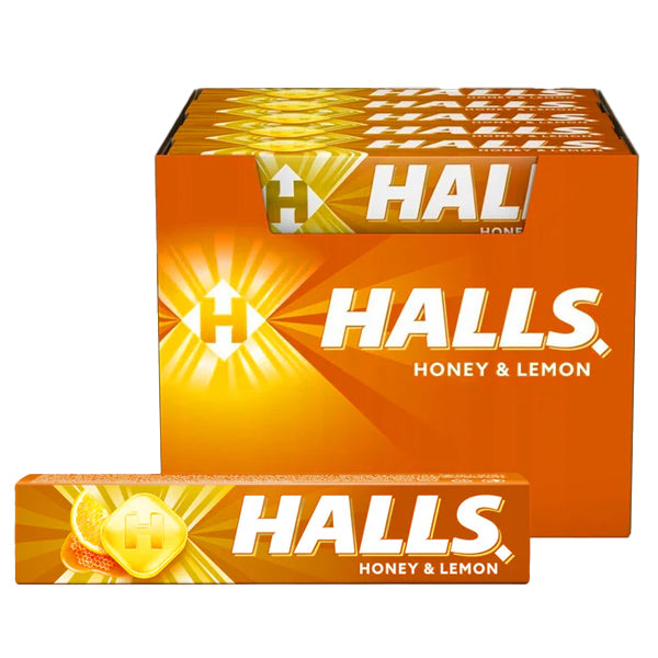 HALLS ΚΑΡΑΜΕΛΕΣ (32grx20τεμ.) - (HONEY & LEMON)