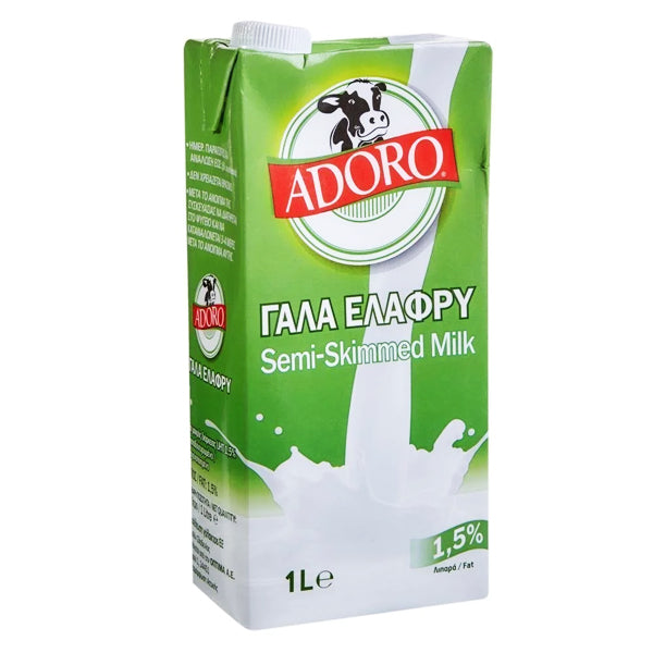 ADORO ΓΑΛΑ LIGHT 1lit (1,5%) - (ΧΑΡΤΙΝΟ)