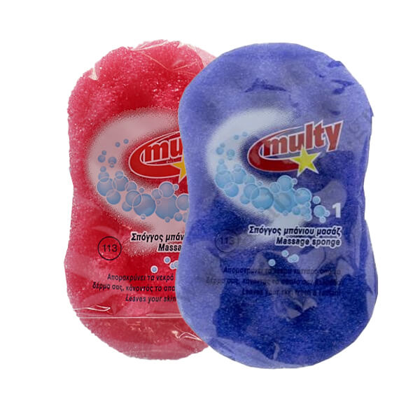 MULTY ΣΠΟΓΓΟΣ ΜΠΑΝΙΟΥ ΜΑΣΑΖ Νο 113