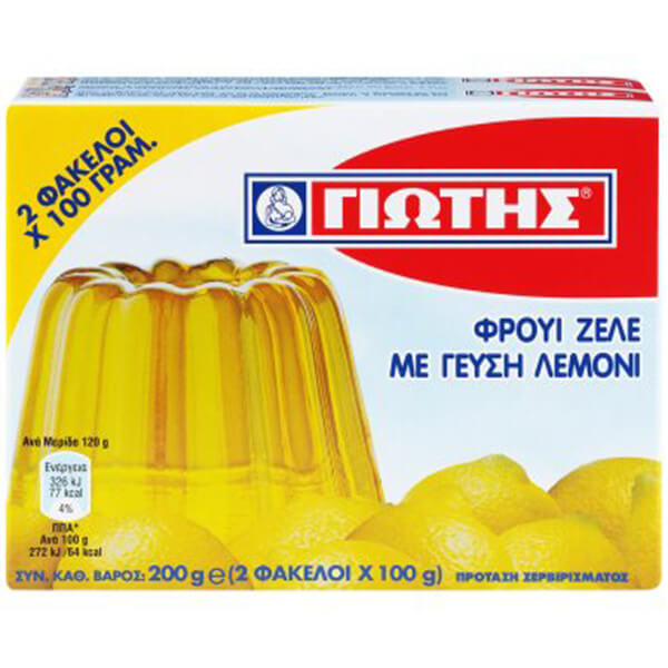 ΓΙΩΤΗΣ ΦΡΟΥΙ ΖΕΛΕ 200gr. - (ΛΕΜΟΝΙ)
