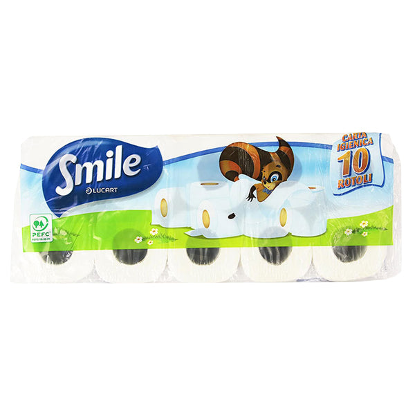 SMILE ΧΑΡΤΙ ΥΓΕΙΑΣ 2Φ - (10 ΡΟΛΑ)